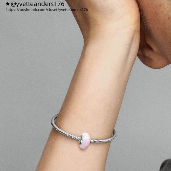 Pandora Opalescent Pink Charm - Picture 6 of 6